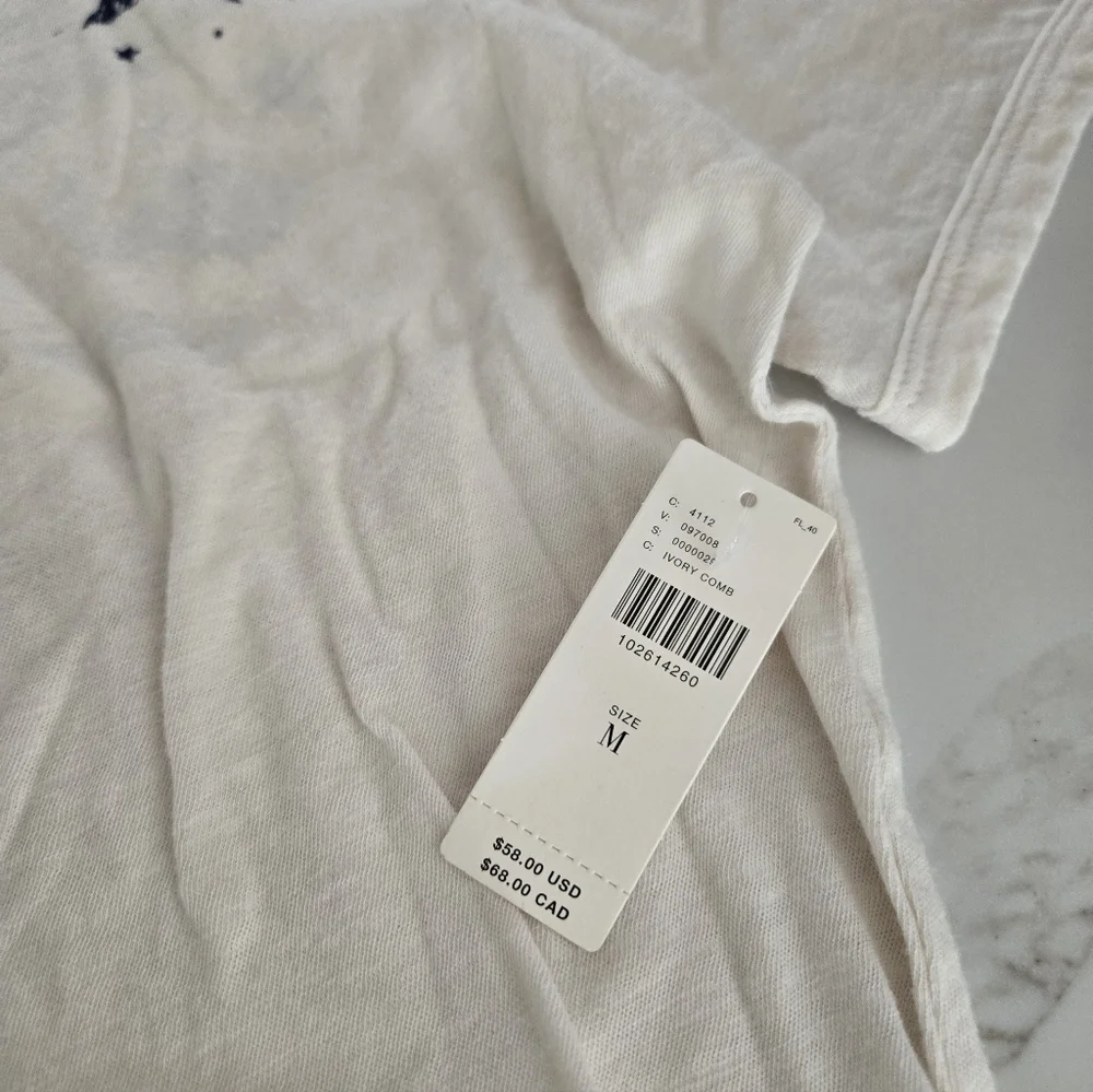 NWT Pilcro Cotton Graphic Tee - Picture 6 of 10